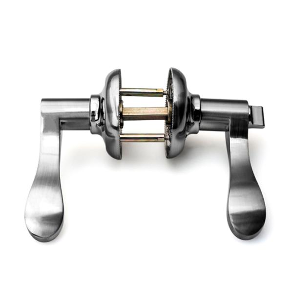 Zink Alloy Tubular Locks Privacy Door Handle Lock With Chrome Plated ANSI Approval