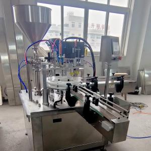 China High Efficiency Filling And Precise Capping Automatic Duck Bill Cap Filling And Spinning Machine wholesale