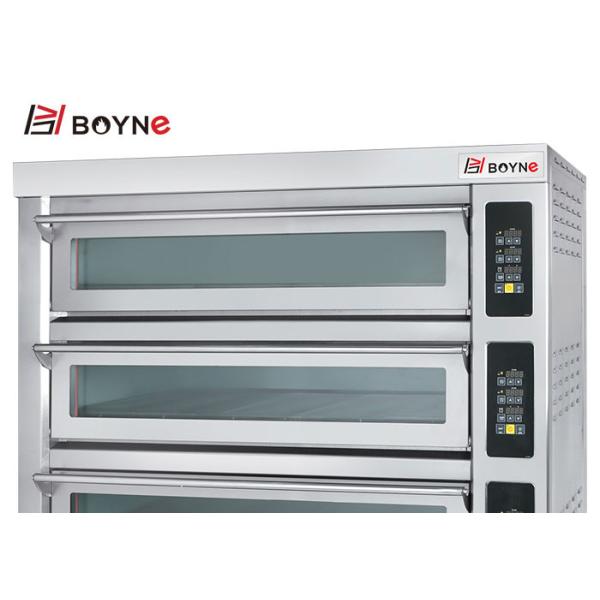 Mid End Microcomputer Control Deck Oven One Deck Three Trays For Bread Shop