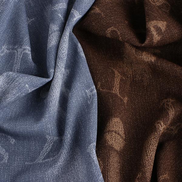 Quality Washed Denim PU Leather Eco Friendly Embossed Lightweight Faux Leather for sale