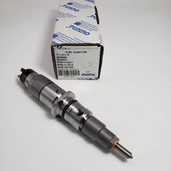 Disesel Fuel Injector 4945969 3976372 6754-11-3011 6754-11-3012 0445 120 059 For KOMATSU PC200-8 PC220-8
