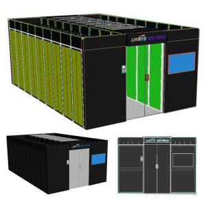 China Dual Channel Modular Computer Room 42U Intelligent Data Center Solution wholesale
