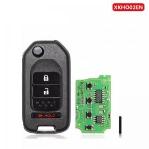 China 5pcs Xhorse XKHO02EN Universal Remote Key Fob 2+1 Button for Honda Type for VVDI Key Tool English Version wholesale