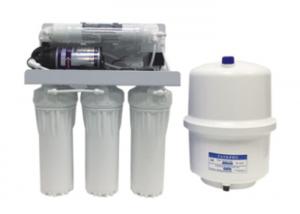 50GPD RO-50 5 Stage Reverse Osmosis Water Filter With 3.2G Steel Pressure Tank