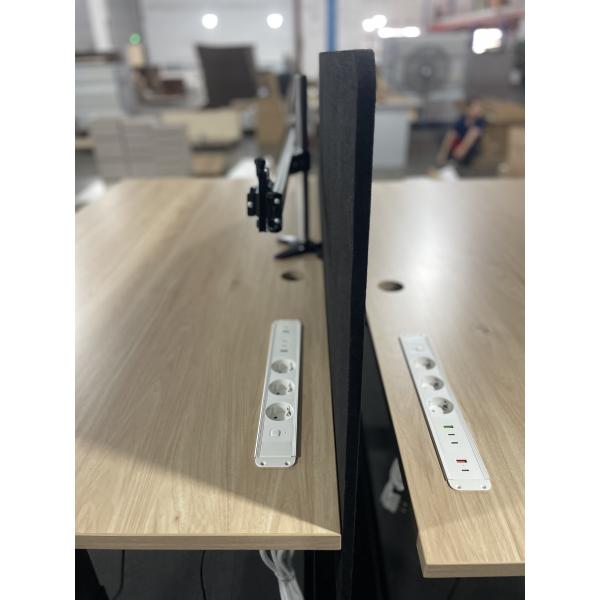 Effortlessly Switch Between Sitting and Standing with Uplift Electric Sit-Stand Desk 4 Memory Presets Optional Colors