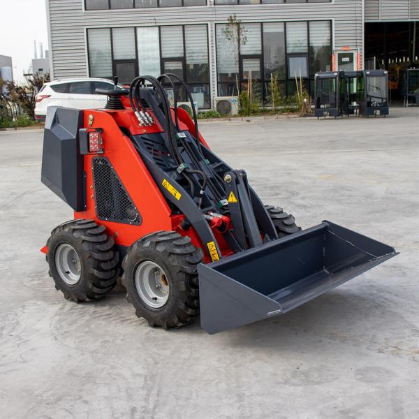 Quality CE Loader Machine Four Wheel Drive Loader 13.5HP Small Front End Loader Mini Skid Steer Loader for sale