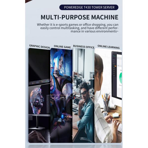 PowerEdge T430 5U Tower Rackmount Storage Server Intel Xeon E5-2600V3 E5-2600V4 Network Server