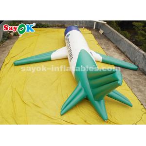 China ROHS Custom Inflatable Products , 10 Meter PVC Inflatable Airplane Model For Exhibition Display wholesale