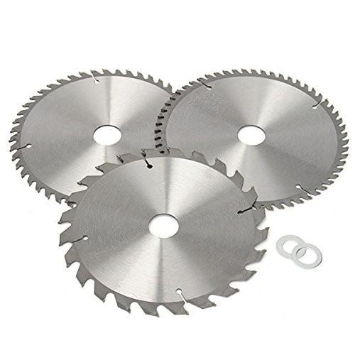 Quality 3pcs TCT Circular Saw Blade Set 210mm X 30mm 24/48/60 Teeth For Wood / Metal for sale