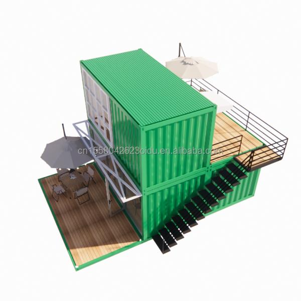 Fully Furnished Container Housing Customized Color 20 ft Sea Freight Container for Hotel and Supermarket Needs Only
