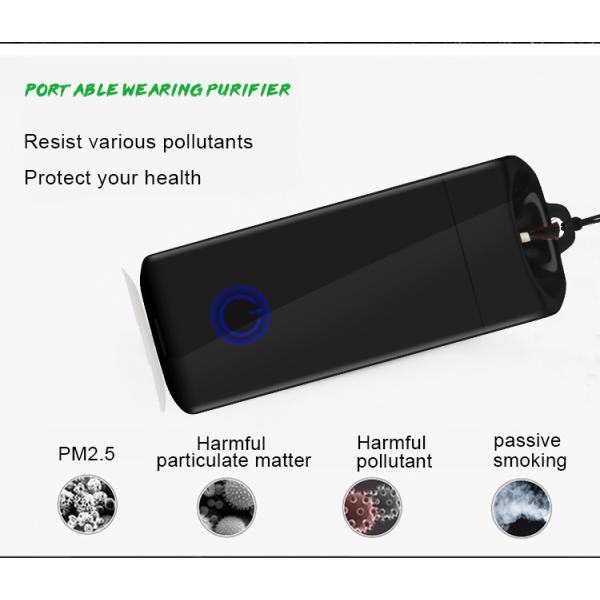 CE Personal Ionic Air Purifier Necklace 240h 13dB Negative Ion Portable