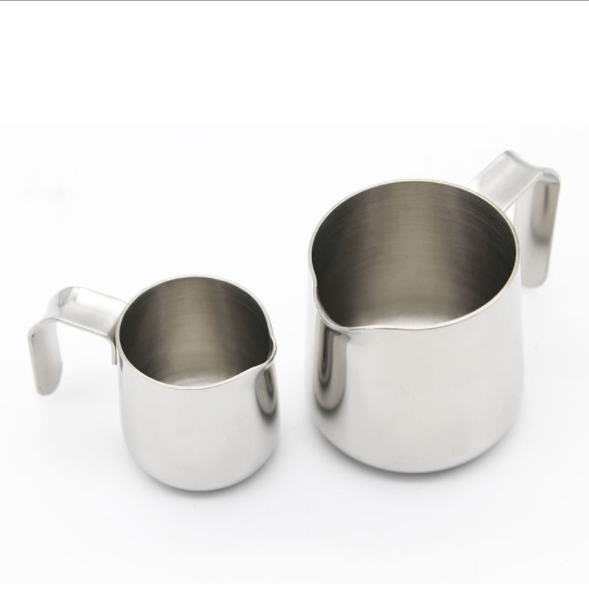 4OZ Mini Stainless Steel Milk Frother Pitcher 10.85*7.7*9.4 Cm Convenience To Use