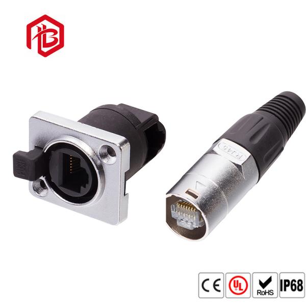 Quality Front Panel Mount 2 3 4 5 Pin Waterproof Ethernet Connector for sale