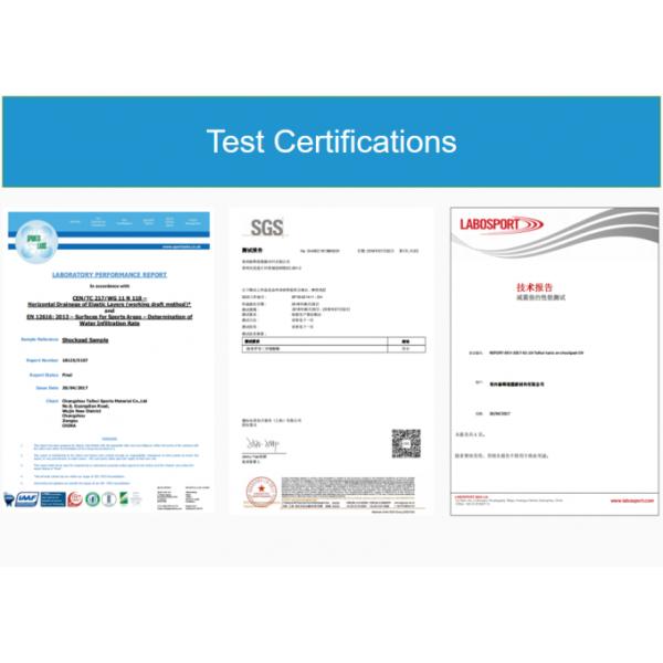 UV Resistant Water Proof 3 Layers Soccer Shock Pad PE Foam Two Sides Grooved Carpet Underlay For Artificial Grass(图1) UV Resistant Soccer Shock Pad For Turf Carpet Underlay For Artificial Grass Supplier of High-quality Artificial grass ShockPads