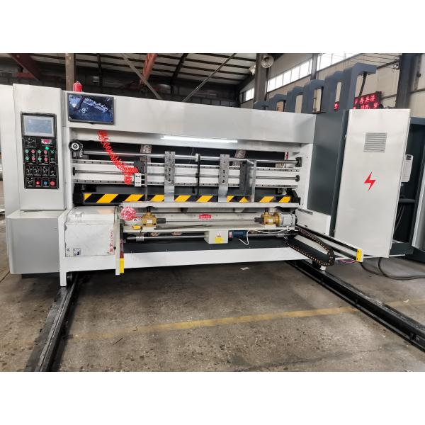 Lead Edge Flexo Printer Slotter Die Cutter Machine 7.5kw Fan Motor Power