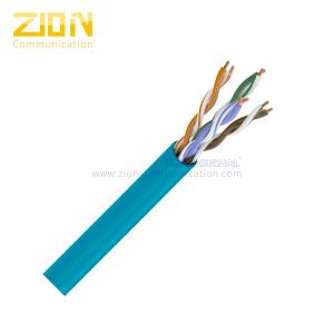 China UTP CAT5E Bulk Network Cable 24AWG Copper 350MHz CM Rated PVC for Multimedia wholesale