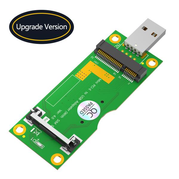 Quality Mini PCI-E to USB Adapter With SIM card Slot for 3G/4G/ WWAN/LTE Module for sale