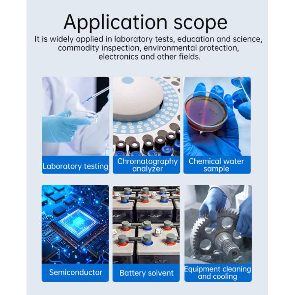 Classic Model XUD-40L 40L/H Secondary Water Laboratory Grade Ultra Pure Water Equipment Type I Water