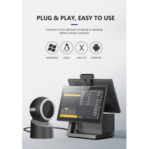 A SD5631 Omnidirectional Scanners 2D Desktop Barcode Scanner Bar Code Reader Qr Code Scanner
