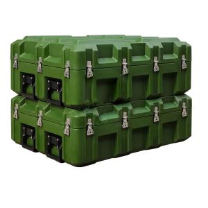 China Heavy Duty Plastic Green Military Hard Case Roto Molded wholesale