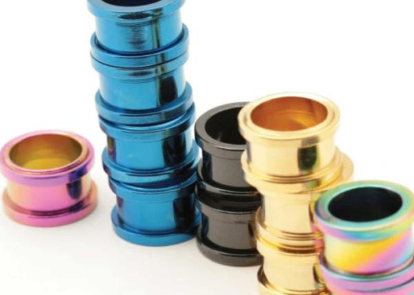 Quality Precision Titanium Anodized CNC Machined Components for Industrial Applications for sale