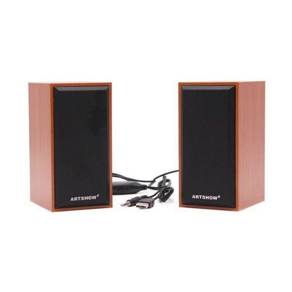 Quality Portable USB 2.0 Desktop Hifi Bookshelf Speakers With Subwoofer Multimedia for sale