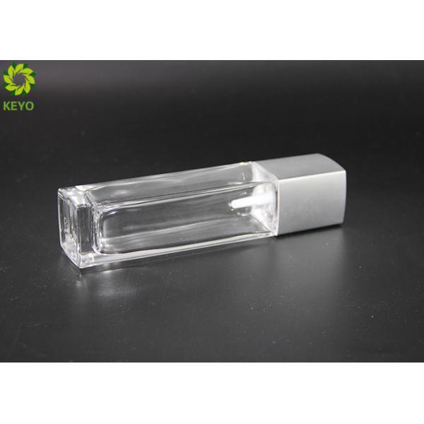 120ml Glass Moisturizing Lotion Pump Bottle With Electroplating Silver Pump Cap