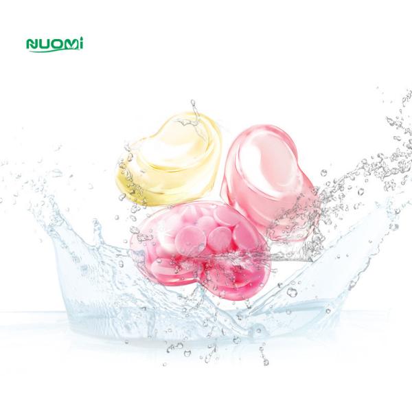 Pink 3 In 1 Laundry Capsule 13g Eco Laundry Pods Washing Clothes