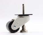 Light Duty 800kg 76mm Universal Caster Wheels With Leveling Foot