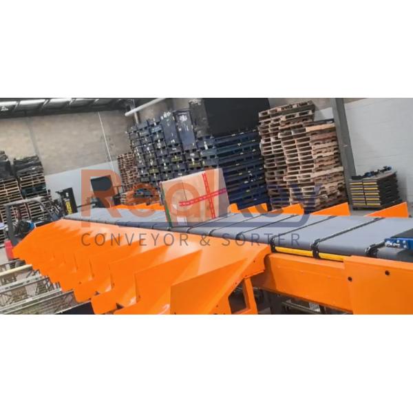 Parcel Sorting Intelligent Loop Cross Belt Sorter With Advanced Software For Real Time Sorting Adjustments