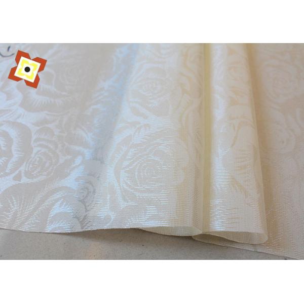 550cm Mattress Quilting Fabric Lifelike Breathable Refreshing Flowers Digital Print Eco - Friendly
