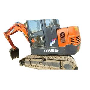 Mini 5 Ton Used Doosan Excavator DH55-V Hydraulic Crawler Excavator