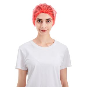 15g/m2 Disposable Nonwoven Cap , CE Polypropylene Bouffant Caps