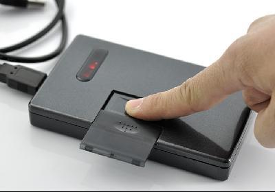 Quality Fingerprint Locked 2.5 Inch SATA HDD Enclosure for sale