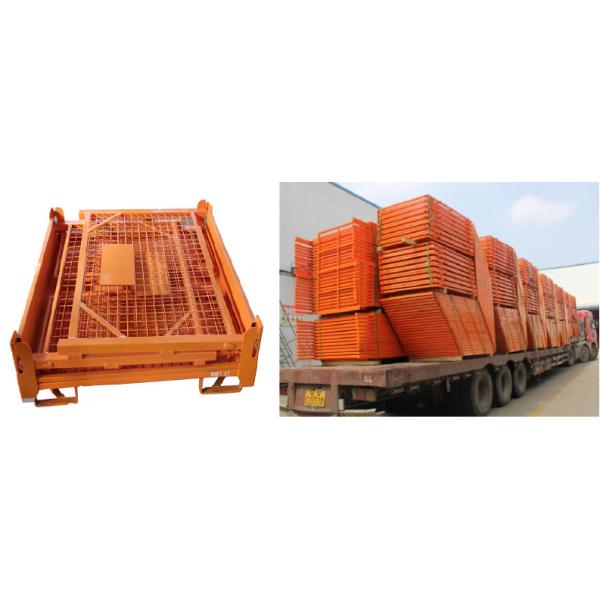 A50: Stackable and Foldable Storage Steel Wire Mesh Pallet Cage work bin wire mesh pallet container