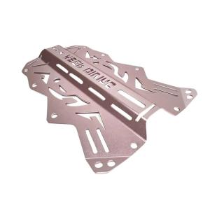 China High Strength Aluminum Diving Backplate Pink Anodized Laser Cutting Industrial wholesale