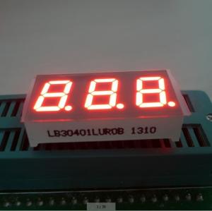 China 0.39&quot; Triple Digit Common Anode 7 Segment LED Display For Intrument Panel Indicator wholesale