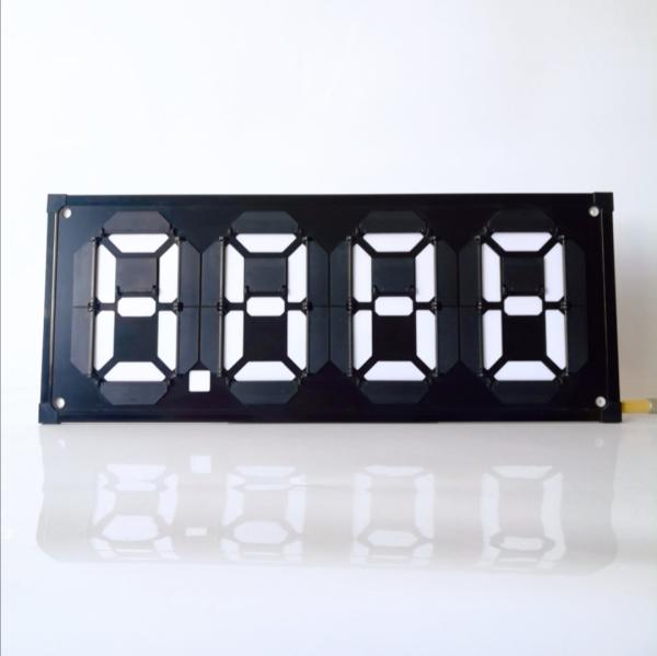 Quality 10mm Ultra Thin Seven Segment Display Board Reflective Type Fuel Price Flip Sign for sale