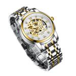 OEM 3ATM Stainless Steel Mechanical Watch Automatic Skeleton Watches