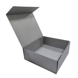 China Custom Folding Magnetic Rigid Collapsible Box With Embossing Printing Handling wholesale