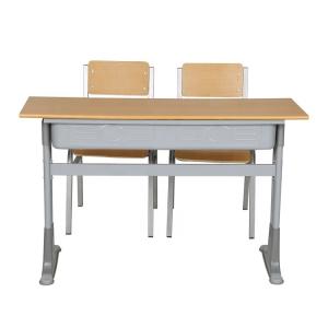 China Knocked Down Two Person Classroom Chair With Desk on sale