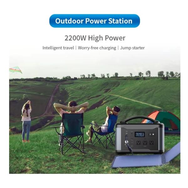 1408WH Portable Outdoor Power Station For Various Electronic Devices And Emergency Electricity Demand