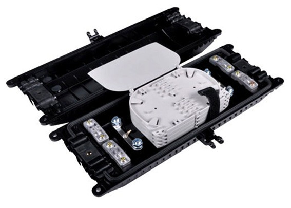 Six Ports Corning Outdoor Fiber Enclosures Water Resistance Cable Television