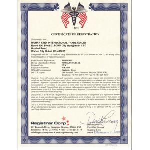 Wuhan Xindi International Trade Co., Ltd. Certifications