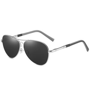 Memory Metal Frame Polarized Sunglasses Fashion Spring Leg Stylish