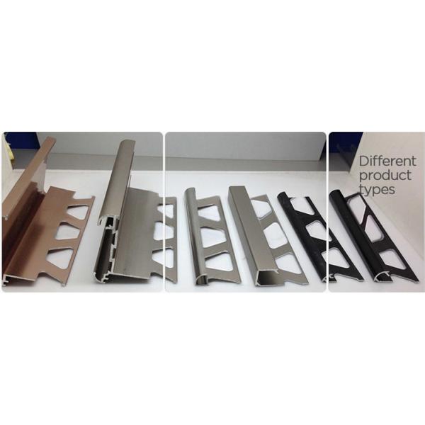 0.1mm precision CNC Extruded Aluminum Stair-nosing Profile