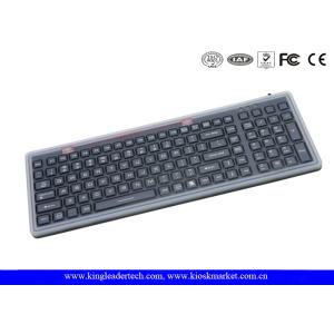 China Black 106 Keys Super - Slim Silicone Keyboards USB Interface wholesale