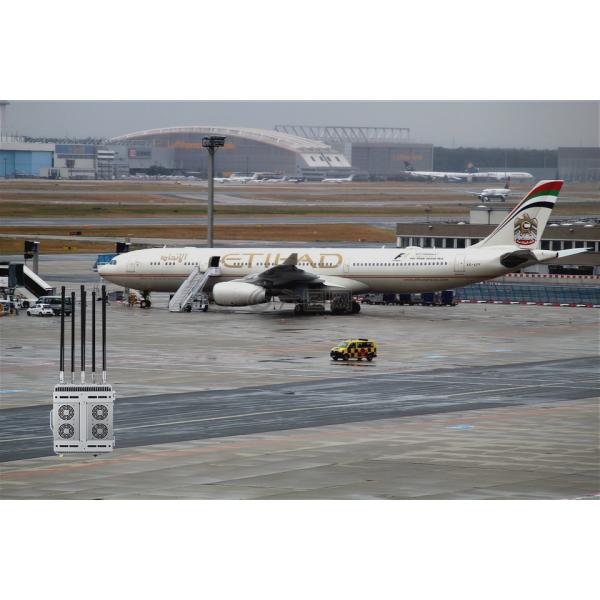 8 Antennas 1.5 Km Range Drone Jamming Device Customizable Bands For Airports / Factories