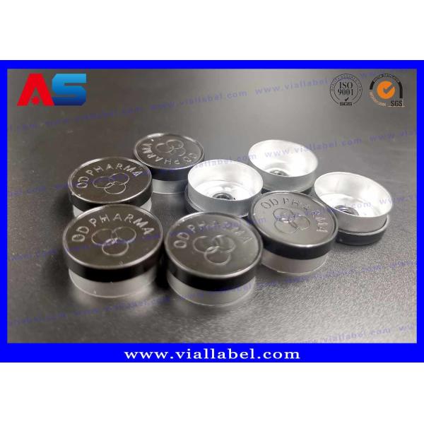 20mm Flip Top Cap , Aluminum Flip Off Caps For 10ml Medicine Vials / oil solutions
