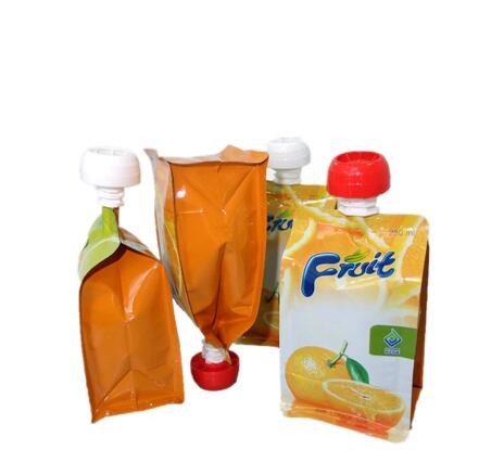 Customized Plastic High Barrier Package Reusable Food Pouch With Spout For Baby Bpa Free